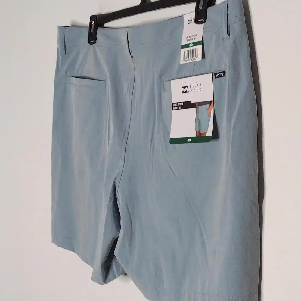 NWT Billabong Men's Blue/Hybrid Shorts Size 40